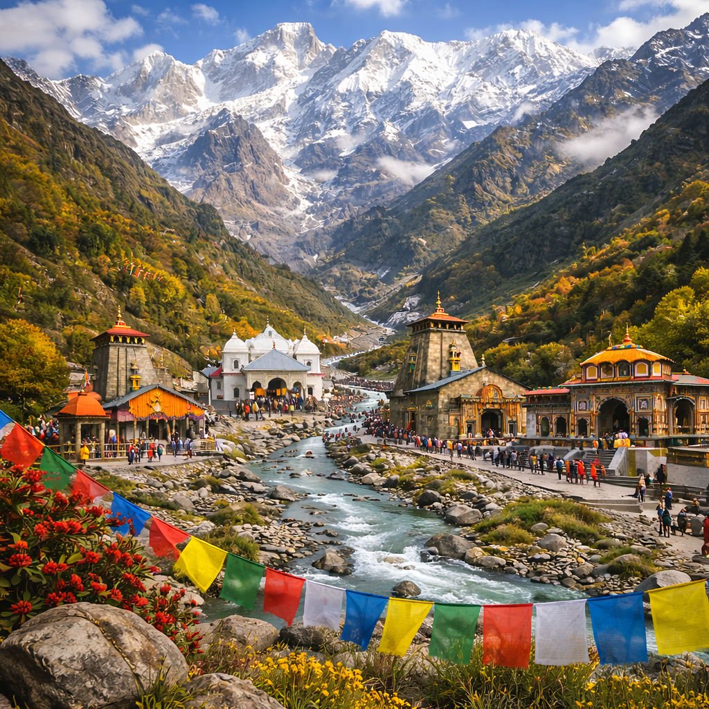 Scenic Himalayan landscape on Char Dham Yatra route