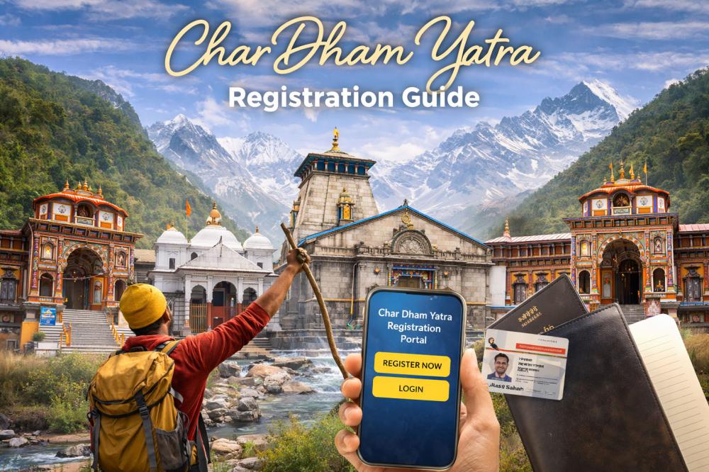 Char Dham Yatra 2026 online registration process